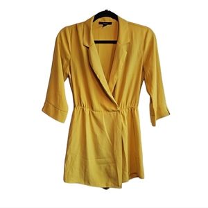 Yellow Forever 21 Romper Small
